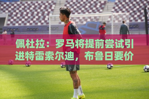 佩杜拉:罗马将提前尝试引进特雷索尔迪,布鲁日要价约3000万欧 佩杜拉:罗马将提前尝试引进特雷索尔迪,布鲁日要价约3000万欧