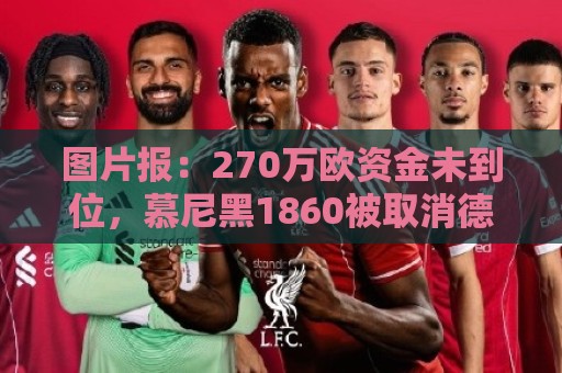 图片报：270万欧资金未到位，慕尼黑1860被取消德丙参赛资格